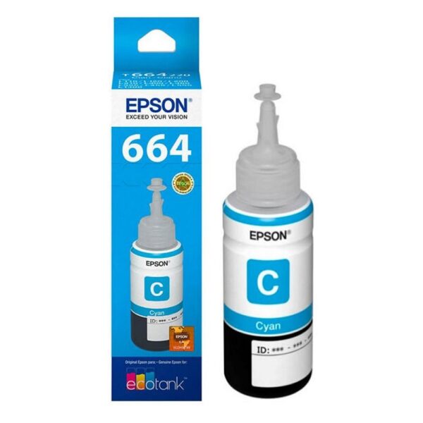 tinta epson t664220 l 210/365/555 cyan