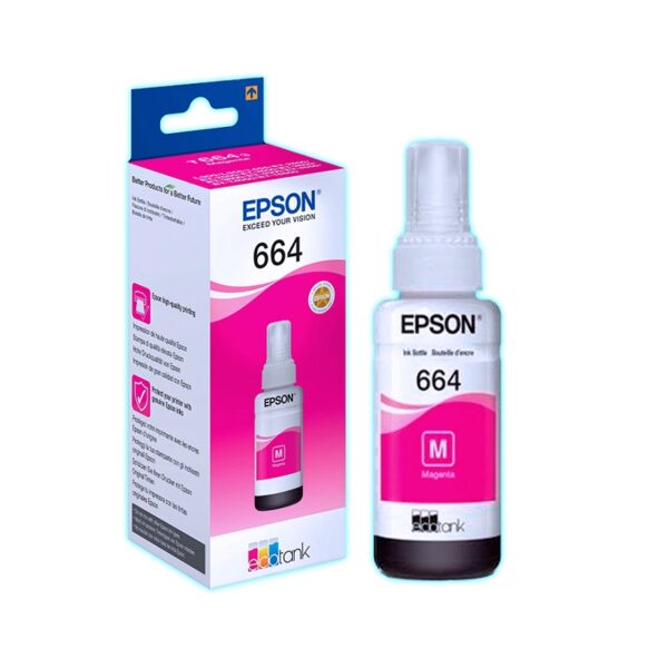 tinta epson t664320 l 210/365/555 magenta