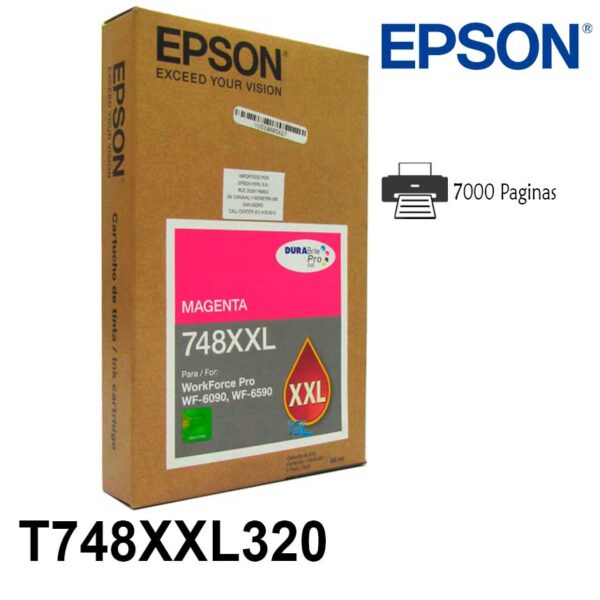 tinta epson t748xxl320 a magenta (wf 6090/6590)