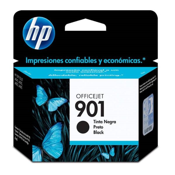 tinta hp cc653al 901 negra