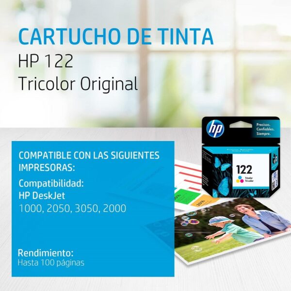 tinta hp ch562hl 122 color