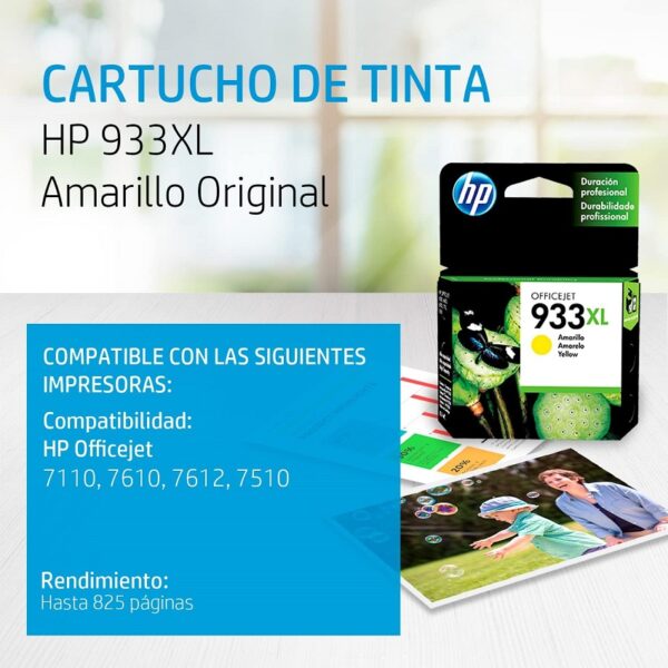 tinta hp cn056al 933xl yellow/7110