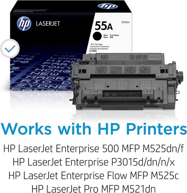 toner hp ce255a (55a)