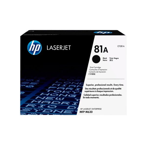 toner hp cf281a (81a) m605dn