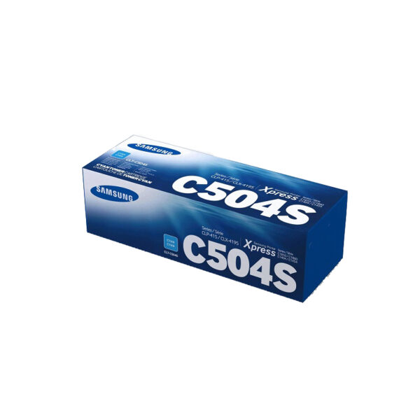 toner hp samsung clt c504s cyan su029a