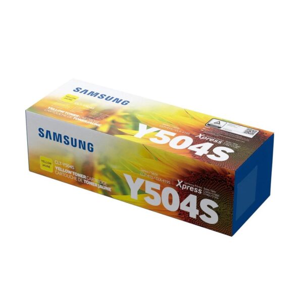 toner hp samsung clt y504s yellow su506a