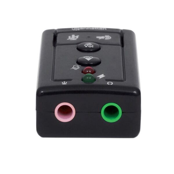 adaptador fone+mic/usb manhattan 152341 2.0/7.1/3d/3.5mm