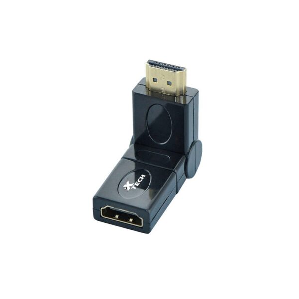 adaptador xtech hdmi macho a hdmi hembra xtc 347 1080p negro