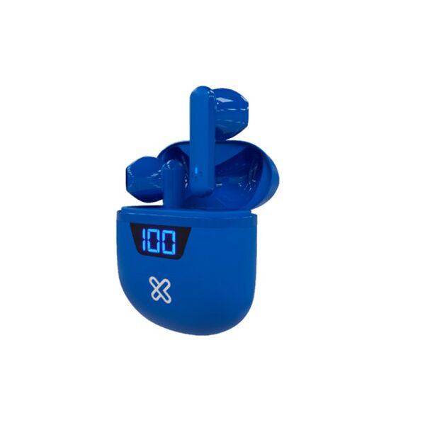 auricular klip xtreme earphone kte 006bl touchbuds bt/mic/tws/touch/ipx3/azul