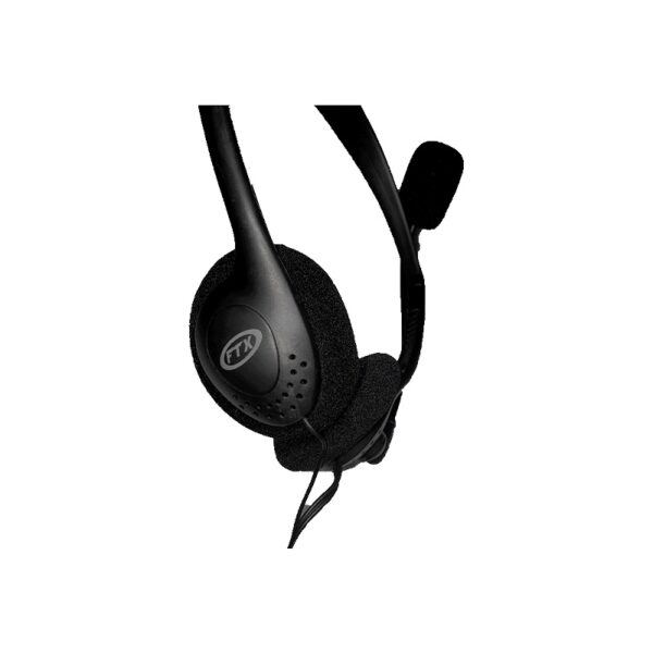 auricular headset ftxbh001 ftx mic/3.5mm/2 jack/ c/adap/negro