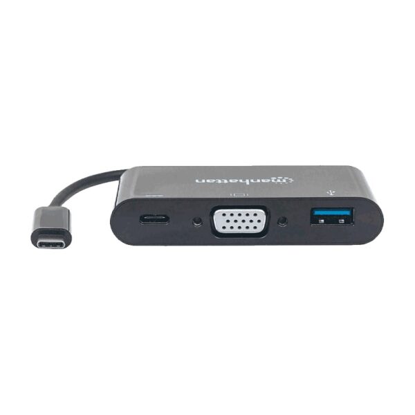 conversor usb c 3.1 vga/usb a/usb c manhattan 152044 hd/fhd/60hz blister neg