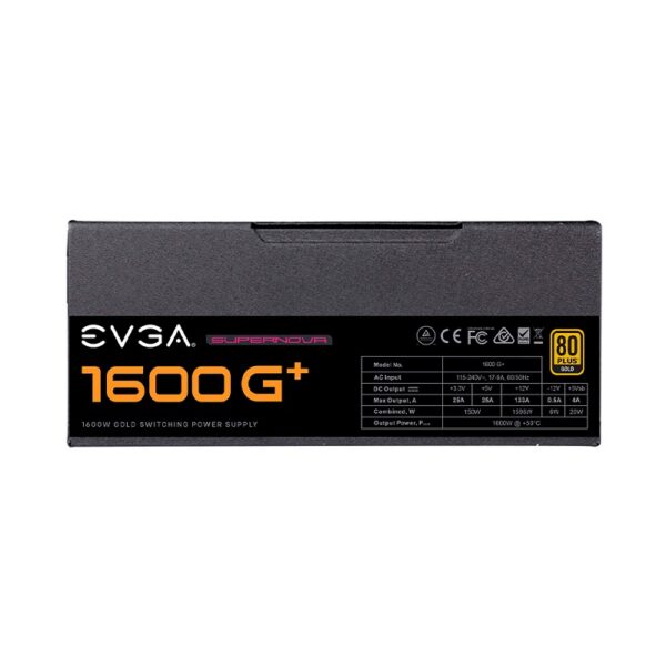 fuente 1600w evga supernova g+ 80plus gold full modular 220 gp 1600 x1