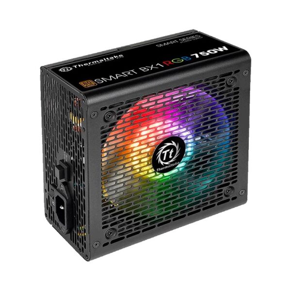 fuente thermaltake 750w 80plus bronze smart/rgb bx1 ps spr 0750nhfabu 1