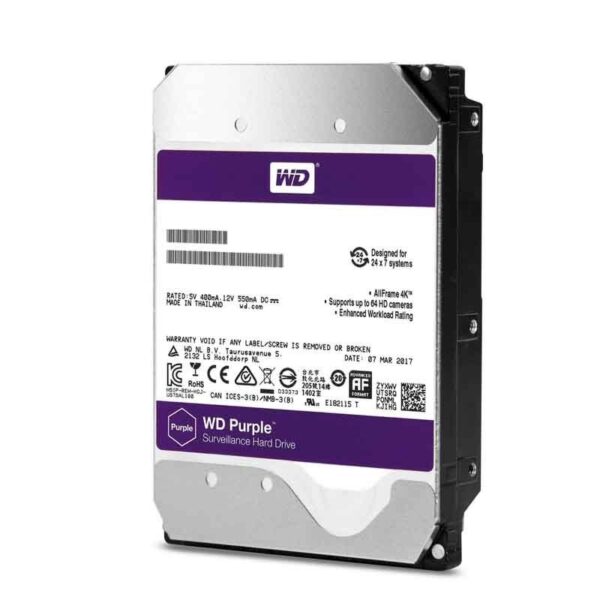 disco duro western digital sata3 22tb purple pro 7200 512mb wd221purp surveillance