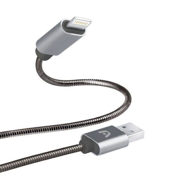 cable argomtech arg cb 0027gr lightning usb 2.0 metal