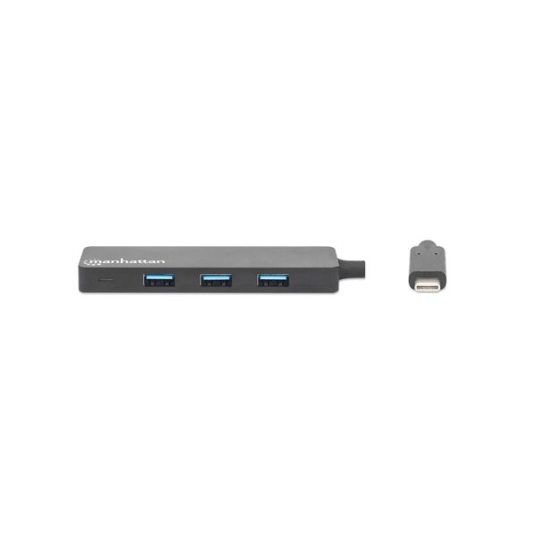 hub usb c/usb a manhattan 164924 4 port/5gbps neg