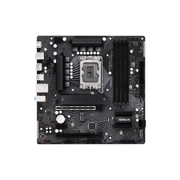 placa madre asrock 1700 b760m pg lightning/d4 s/r/hdmi/dp/2m2/usb3.2/matx