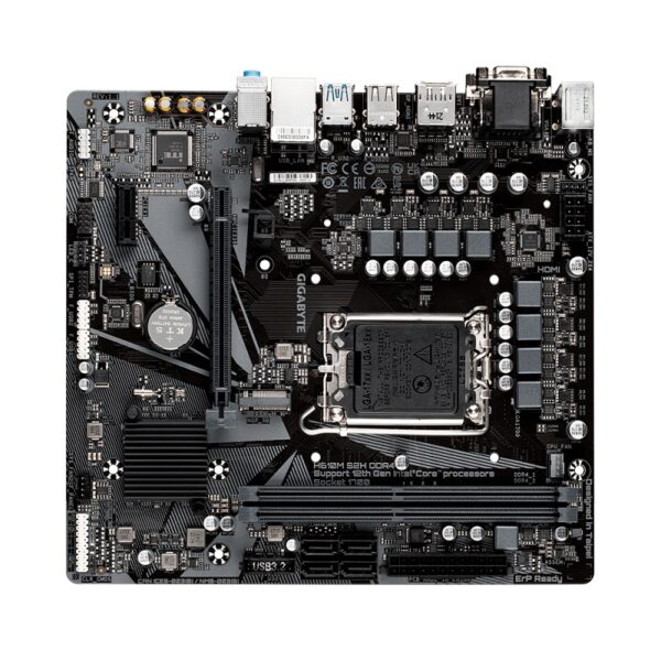 placa madre gigabyte 1700 h610m s2h ddr4 v/s/r/hdmi/dp/dvi/m2/usb3.2/matx