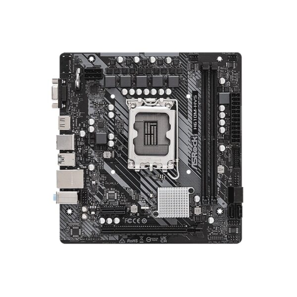 placa madre asrock 1700 h610m hvs v/s/r/hdmi/ddr4/usb3.2/matx