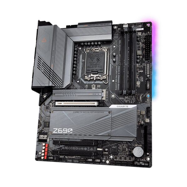 placa madre gigabyte 1700 z690 gaming x ddr4 s/r/hdmi/dp/4m2/usb3.2/atx/rg