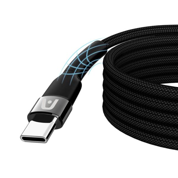 cable argomtech arg cb 0048bk lightning type c 65w 3m
