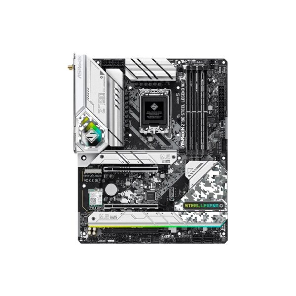placa madre asrock 1700 z790 steel legend wifi ddr5 s/r/hdmi/dp/5m2/usb3.2/atx