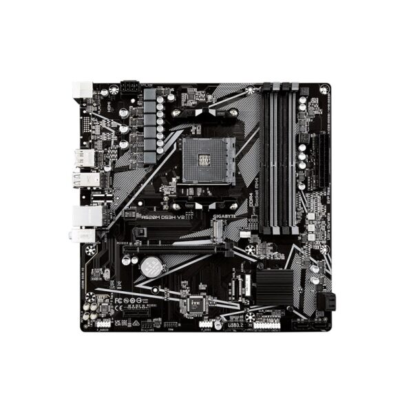 placa madre gigabyte am4 a520m ds3h v2 s/r/hdmi/dp/m2/ddr4/usb3.2/matx