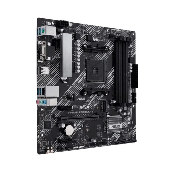 placa madre asus am4 a520m a ii prime v/s/r/hdmi/dp/m2/ddr4/matx