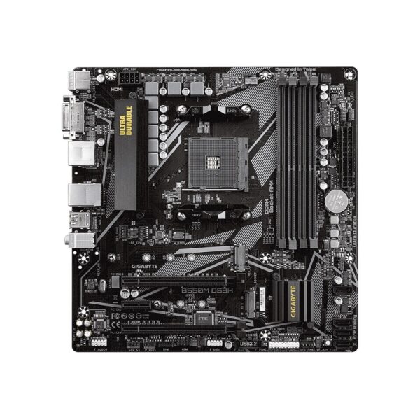placa madre gigabyte am4 b550m ds3h s/r/hdmi/dvi/2m2/ddr4/usb3.2/matx