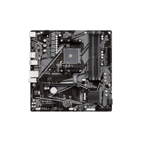 placa madre gigabyte am4 b550m k s/r/hdmi/dp/2m2/ddr4/usb3.2/matx