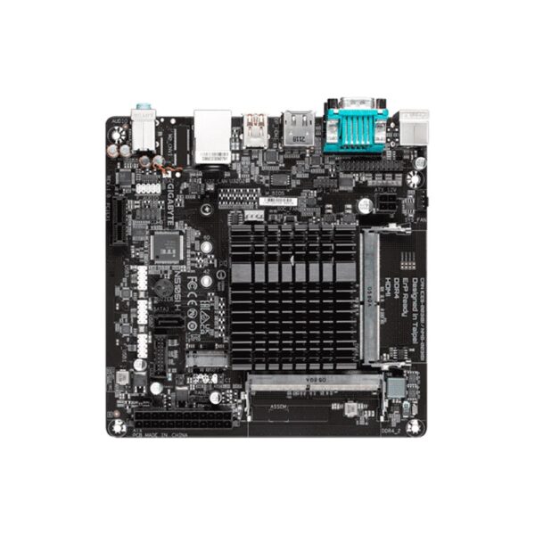 placa madre gigabyte+cpu celeron n5105i h 1.0/v/s/r/hdmi/dp/com/ddr4/usb3.2/mitx