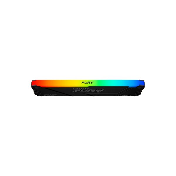 memoria ram kingston ddr4 16g 2666 fury beast bk kf426c16bb2a/16 rgb xmp