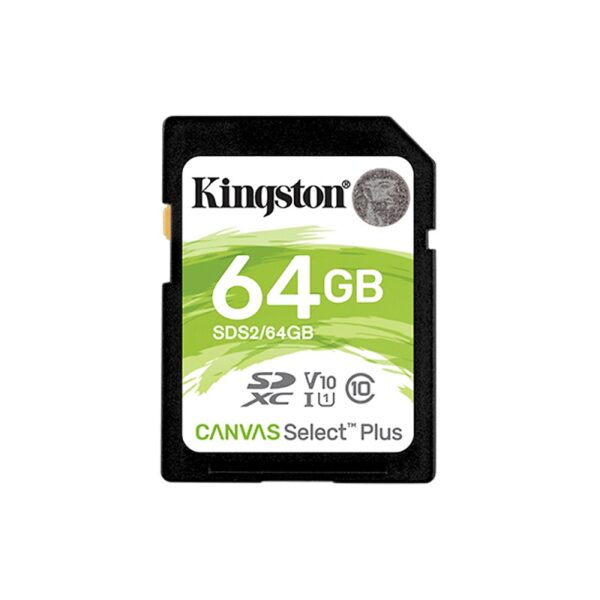 memoria kingston sd 64gb sds2/64gb 100 canvas select plus sdxc class