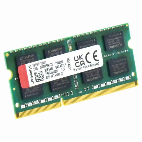 memoria ram para notebook ddr3 kingston8g 1600 kvr16s11/8wp