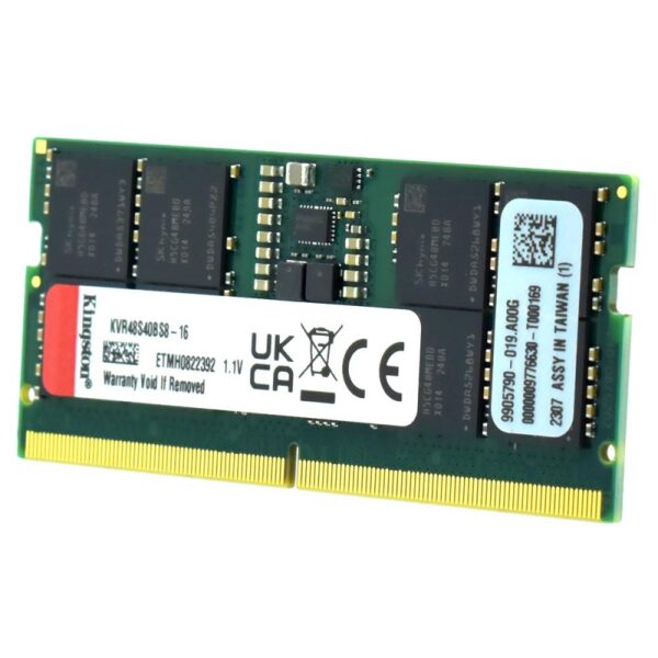 memoria ram para notebook ddr5 kingston 16g 4800 kvr48s40bs8 16