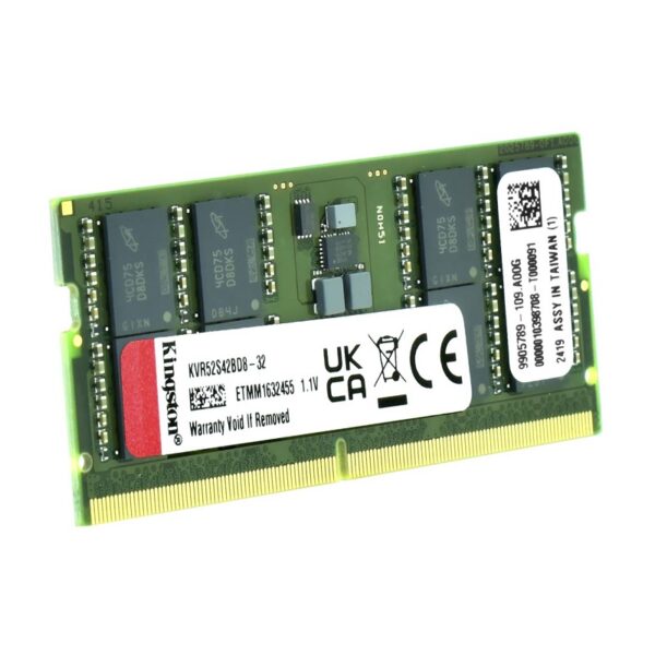 memoria ram para notebook ddr5 kingston 32g 5200 kvr52s42bd8 32