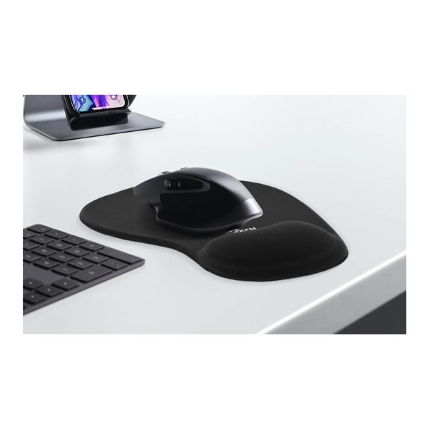 mouse pad xtech 22.5x19.5x2.2cm xta 526 c/ apoyo negro