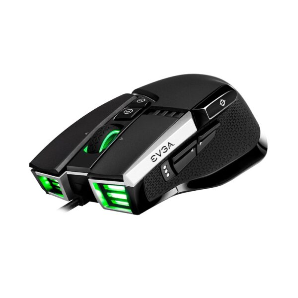 mouse gamer evga usb x17 903 w1 17bk k3 16000dpi/10 bot/rgb/neg