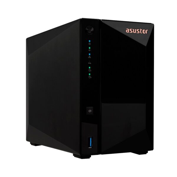 nas asustor as3302t v2 qc 1.7/2bay/2g/1 gblan/3usb3.2