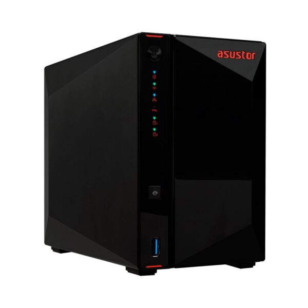 nas asustor as5202t cel2.0/2bay/2gb/2 gblan/hdmi/3usb3.2