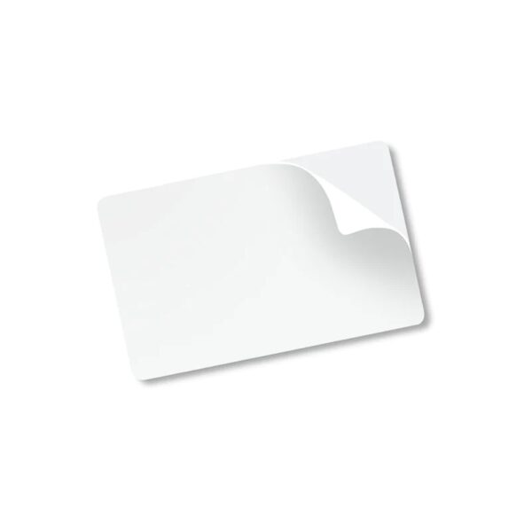tarjeta id pvc adhesivo zebra 104523 010 pack 500 pcs 10mil
