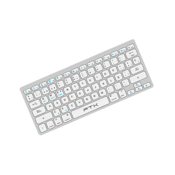 teclado bt ftxb1000 ultra slim esp/plata