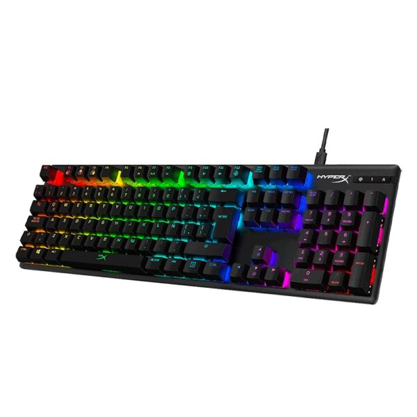 teclado usb gamer hyperx 4p4f6ai alloy o. mec red/esp/rgb (hx kb6rdx la)