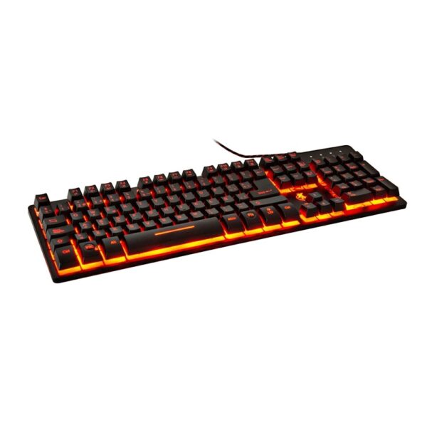 teclado gamer xtech usb xtk 520s revenger mult/led/3 col/esp