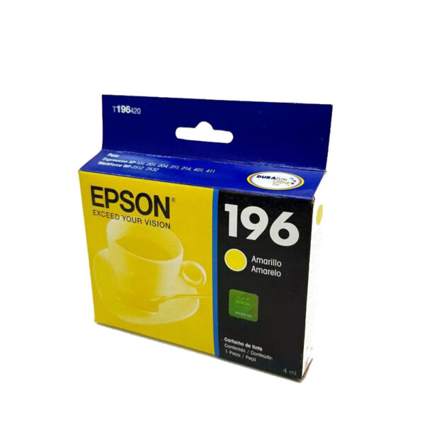 tinta epson expression t196420 al amarillo p/xp 20 10x 20x 401/wf25xx