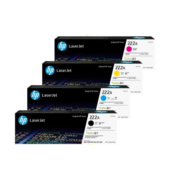 toner hp 222a amarillo w2222a lj pro m203/mfp 3201/3204/3288/3303/338