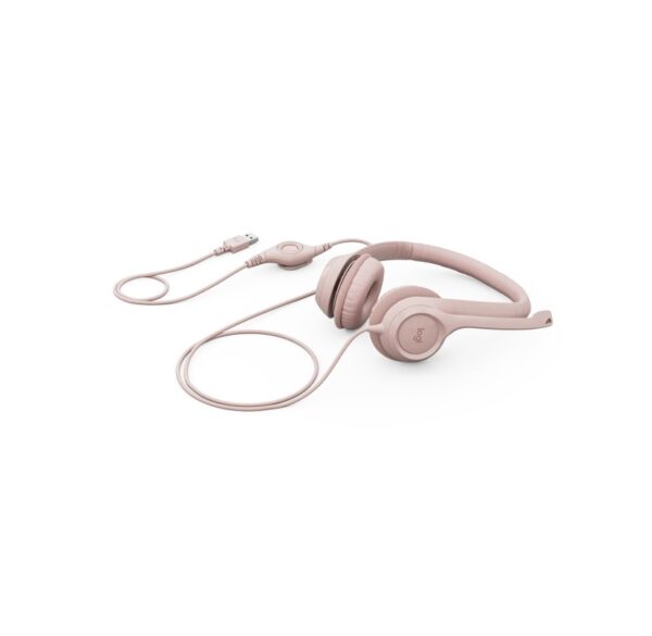 auricular logitech 981 001280 h390 confort rosa