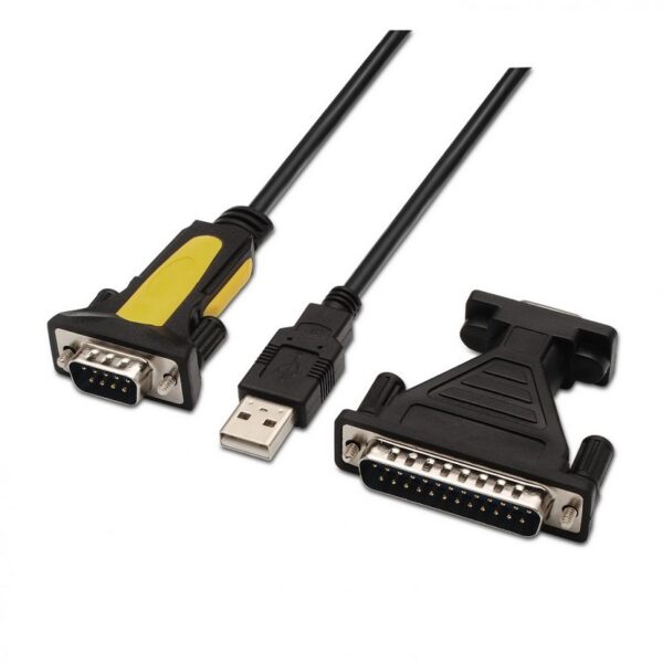 cable conversor usb a serial con adaptador