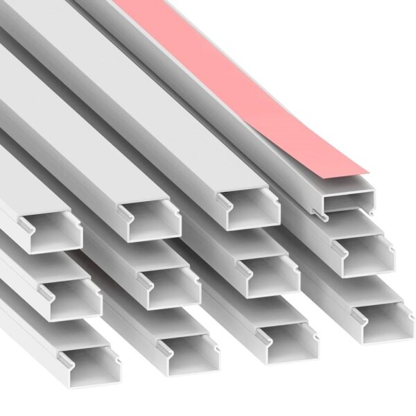 canaleta plastica con adhesivo 20x20