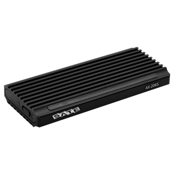 gaveta para ssd sate ax 206s m.2/usb c 2tb rgb